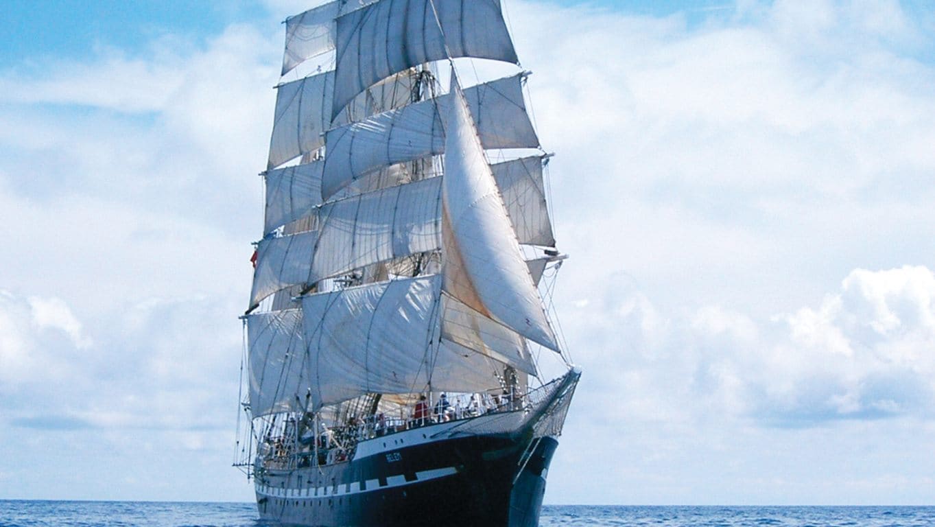 Belem sailing