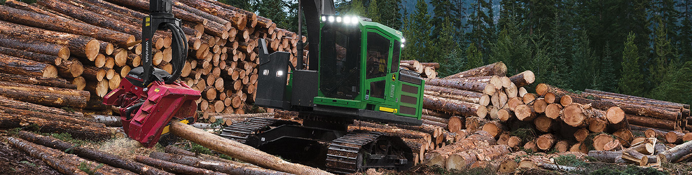 John Deere Swing Machine with Waratah Head