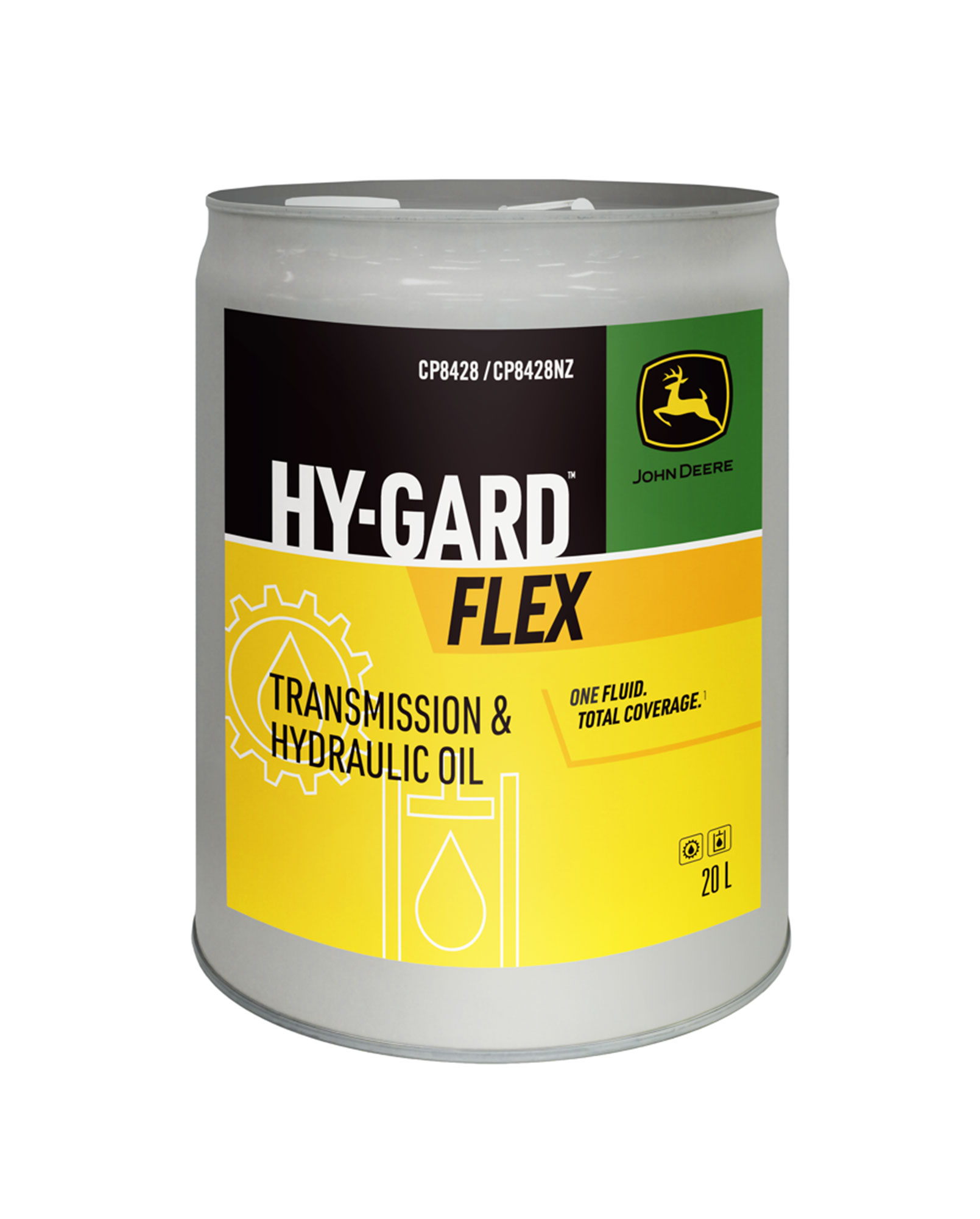 Hy-Gard™ FLEX Hydraulic and Transmission Oil packaging