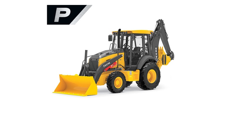 Studio image of the 310 P-Tier Backhoe