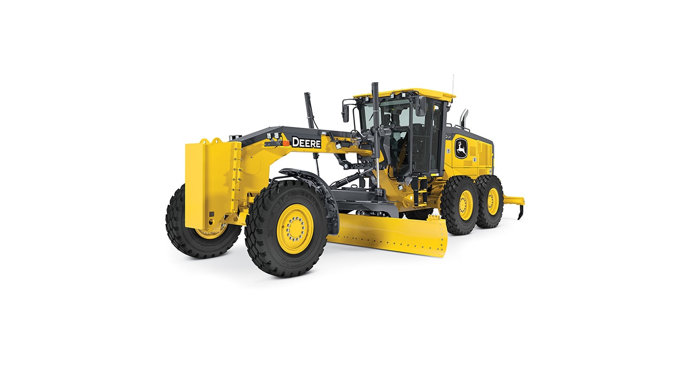 872GP Motor Grader on white background