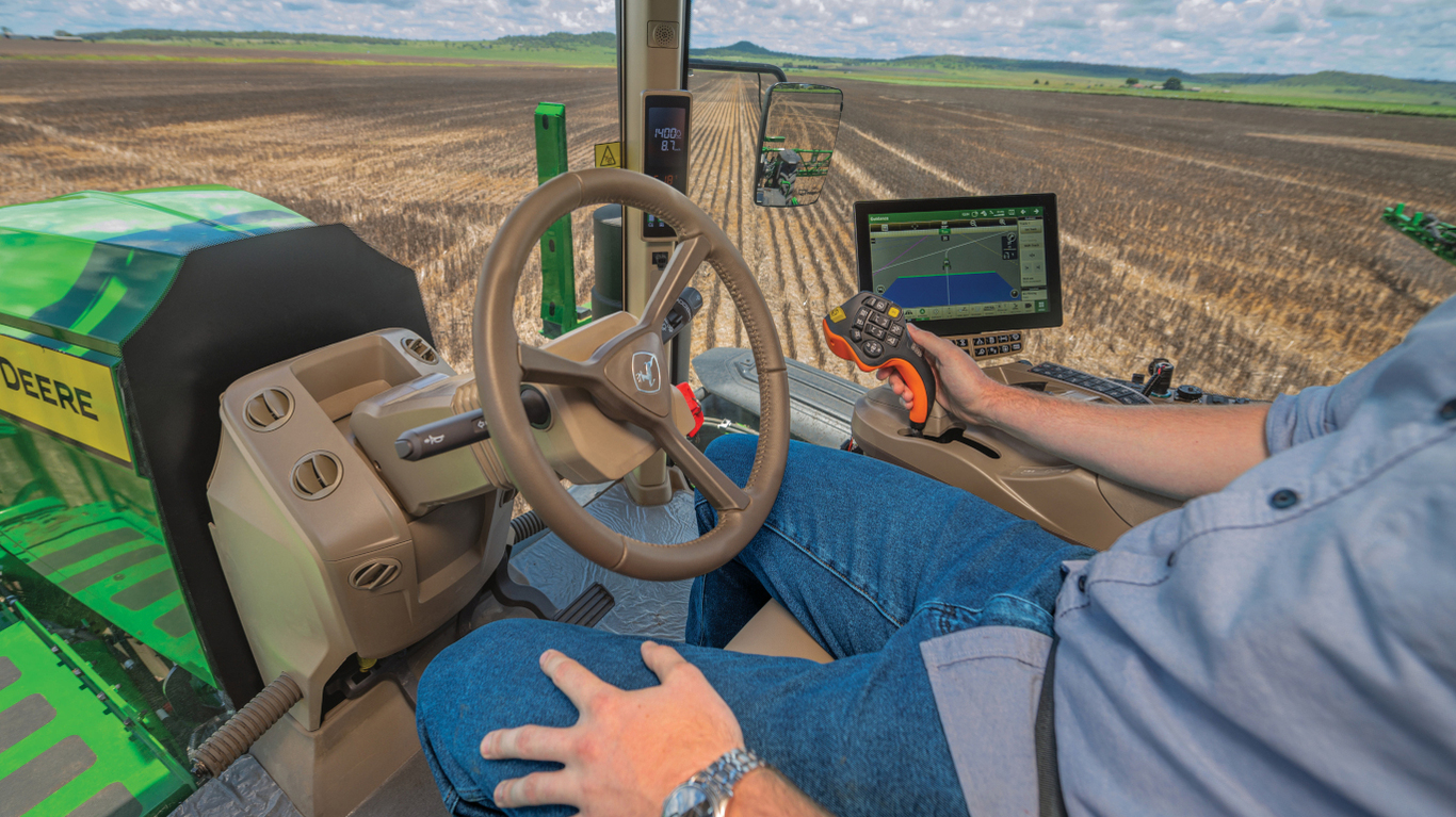 AutoTrac Turn Automation on Self-Propelled Sprayer.