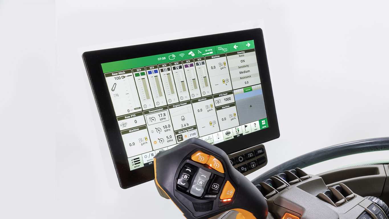 G5 CommandCenter screen with control interface