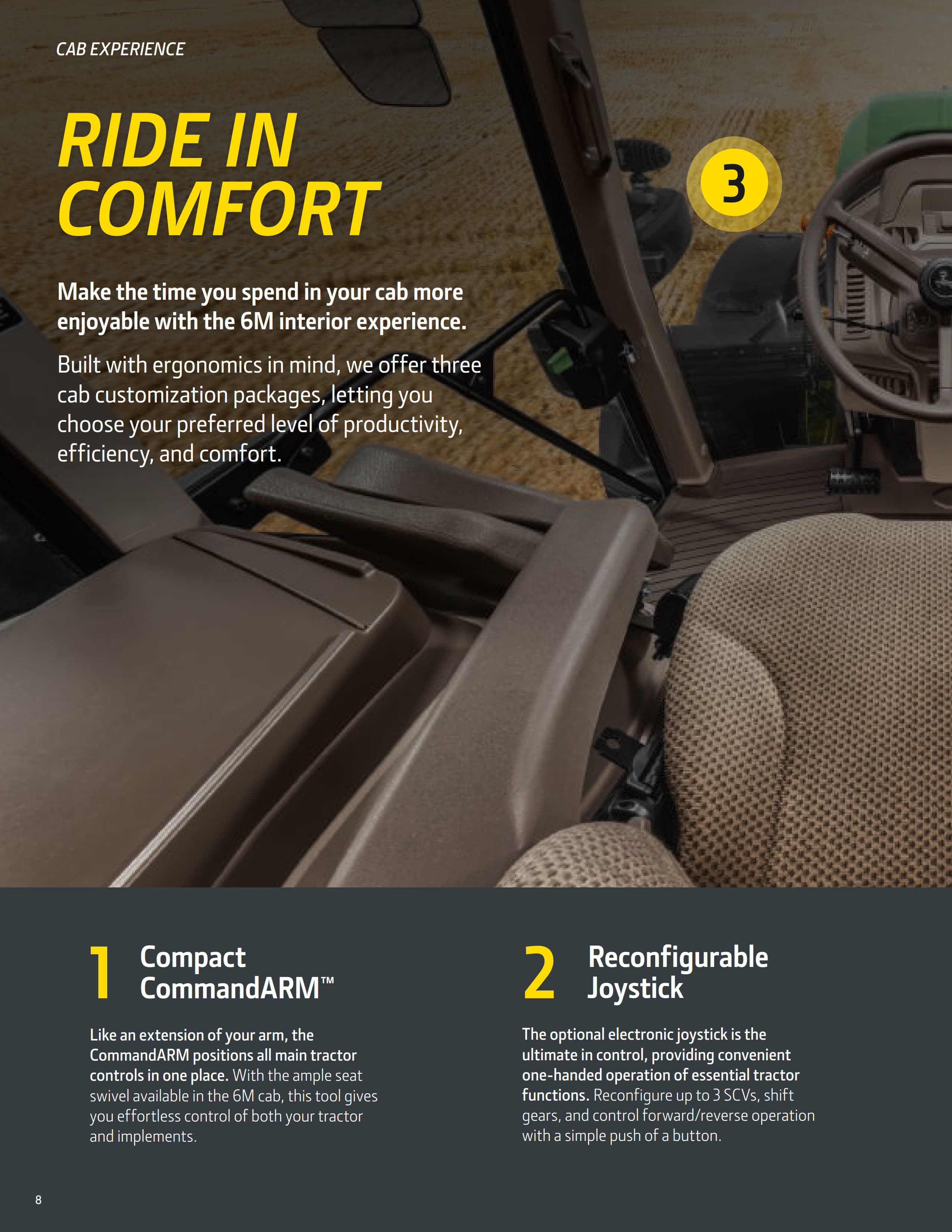 ride in comfort