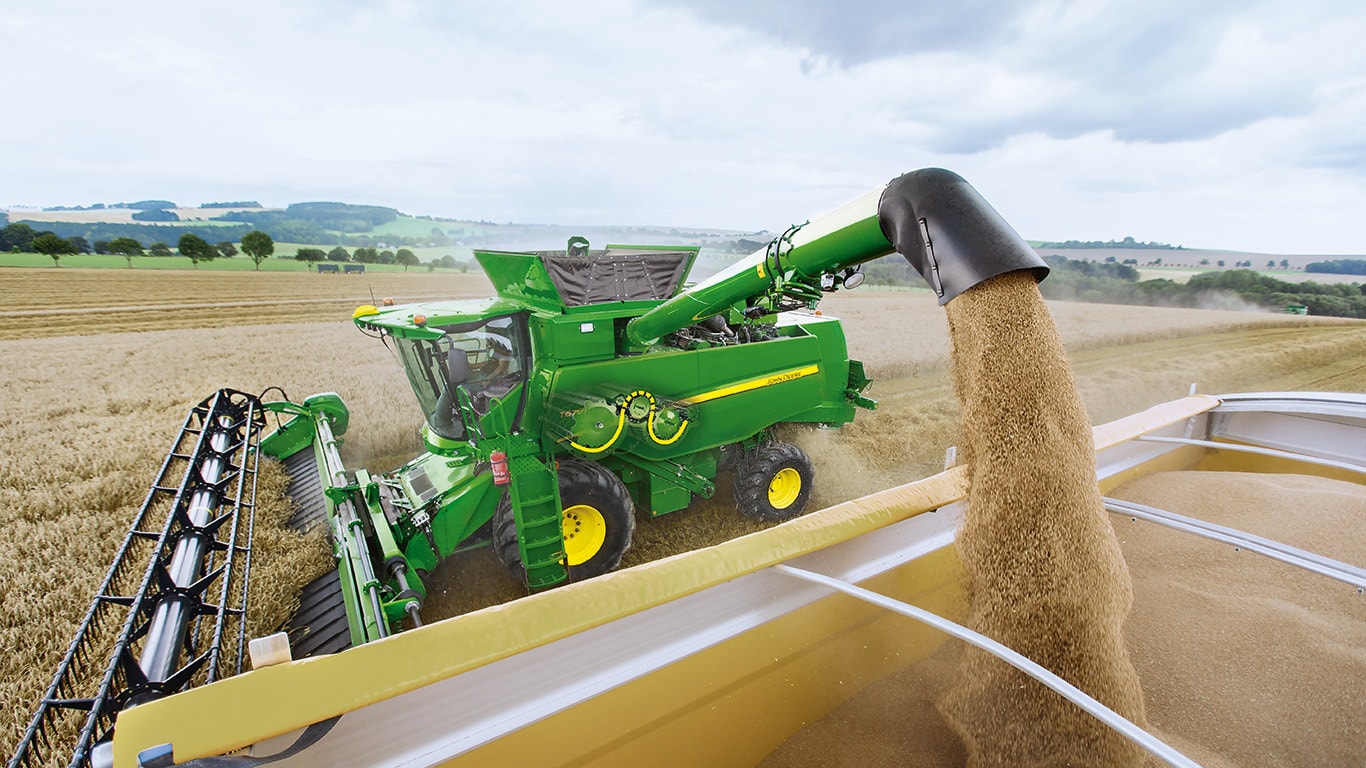 John deere combine harvester t670i shop