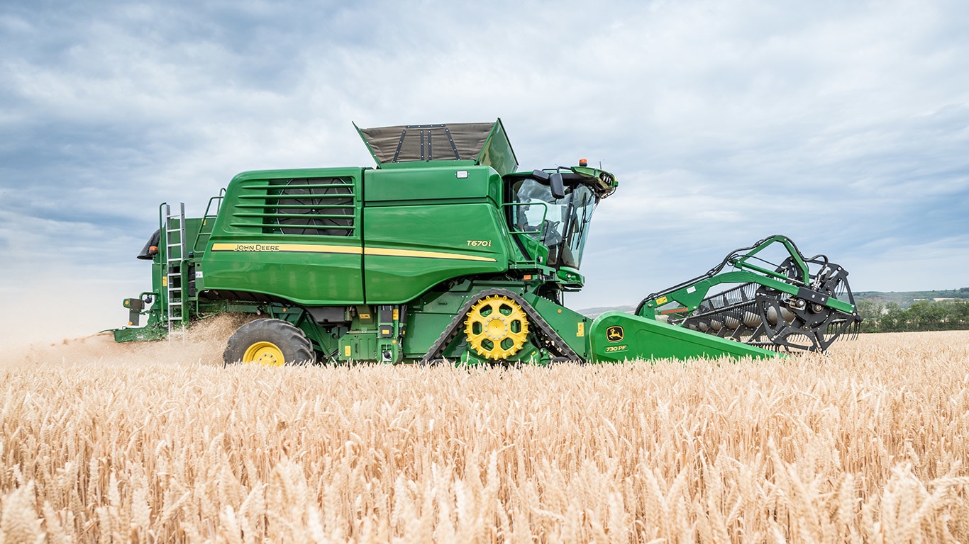 John deere combine harvester t670i store