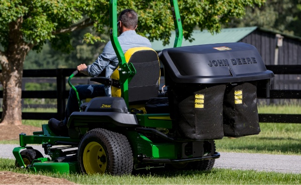 MCS on a John Deere ride on mower
