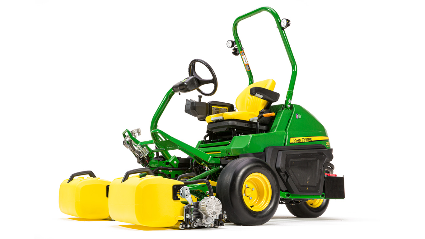 left-front studio image rendering of 2700 precisioncut triplex mower