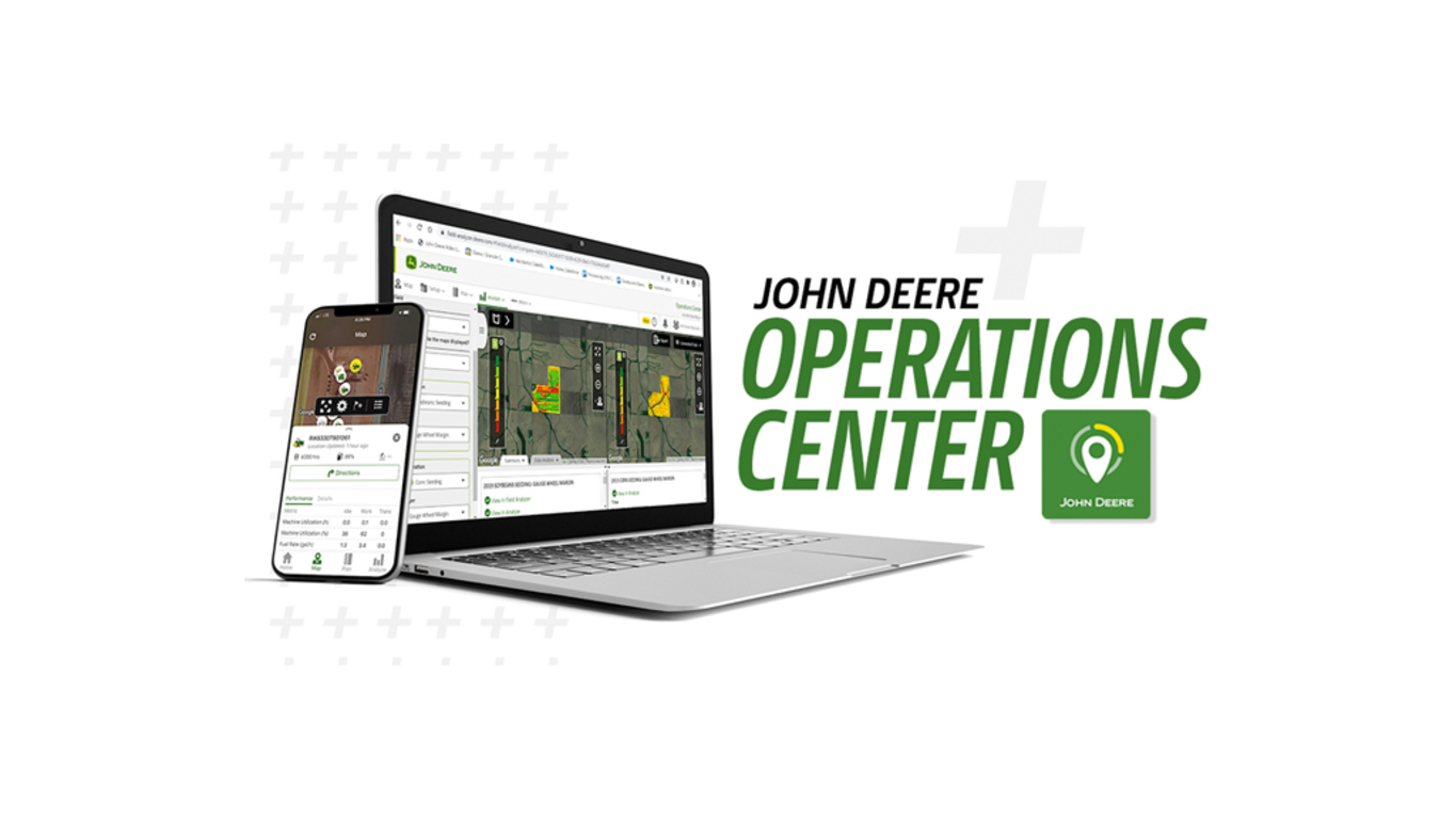 Operations center interface for managing precision agriculture activities.