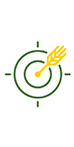 Icon of a target