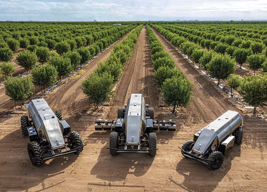 5075EN in a cherry orchard