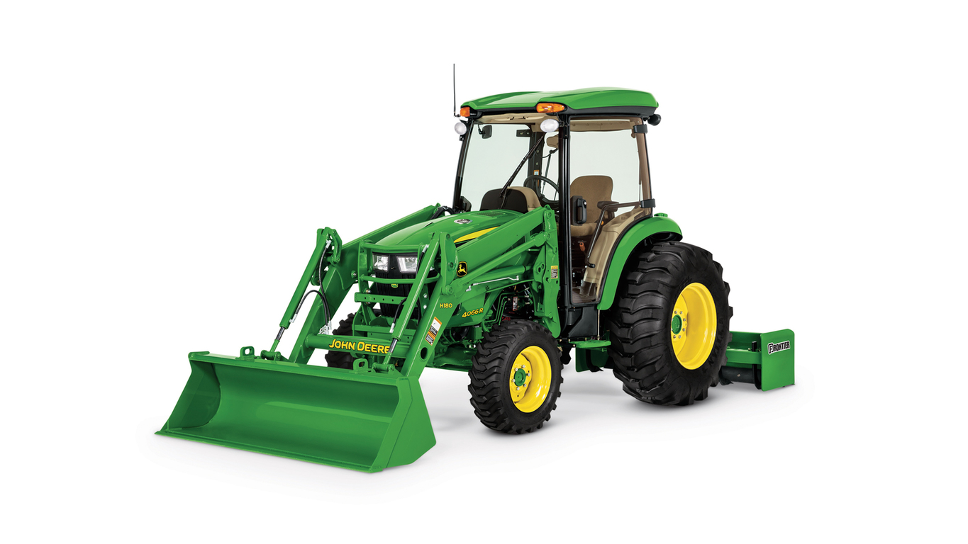 studio shot of a 4066r Utility Tractor