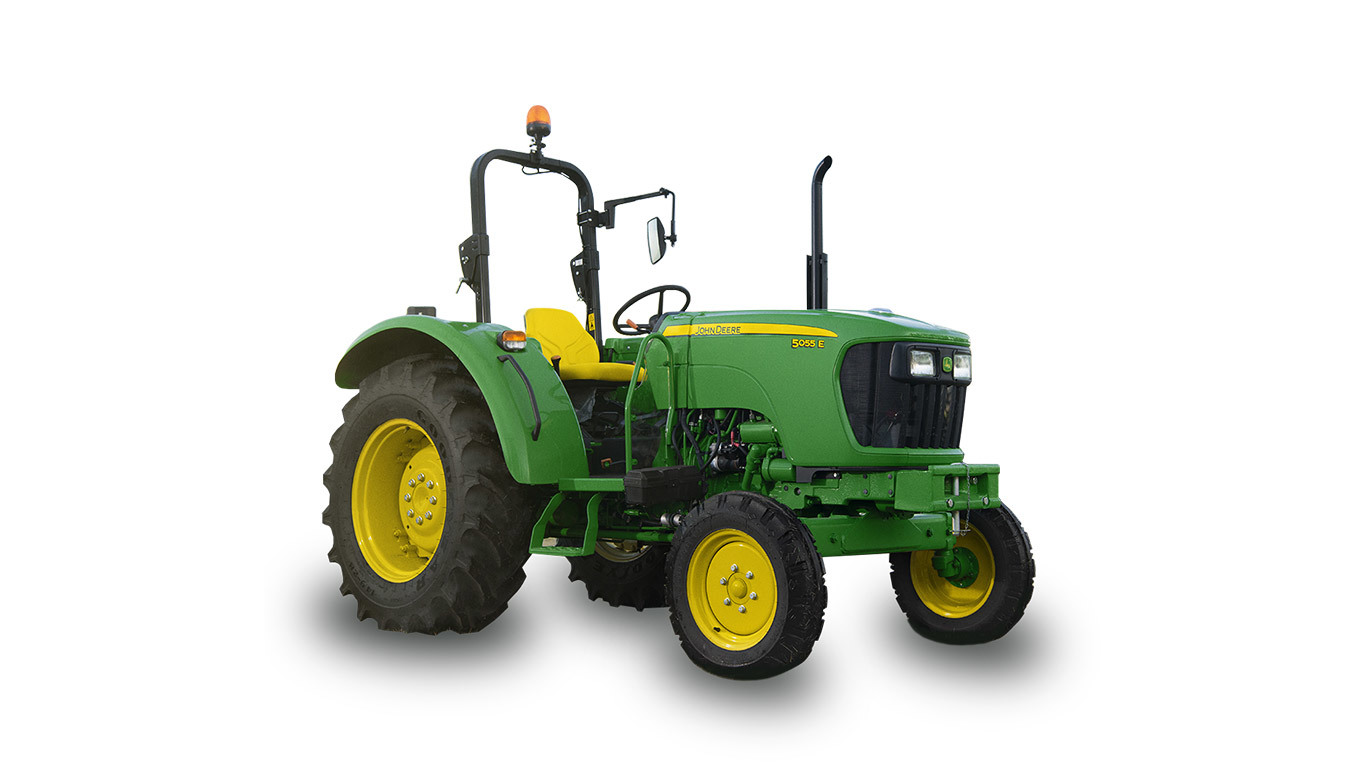 image of 5055E tractor in a studio