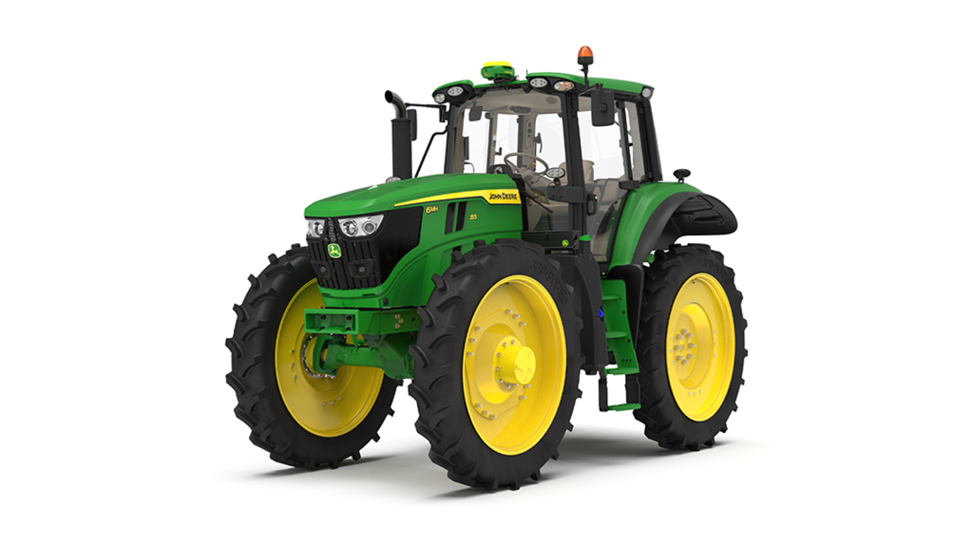 6MH 155 specialty tractor on a white background