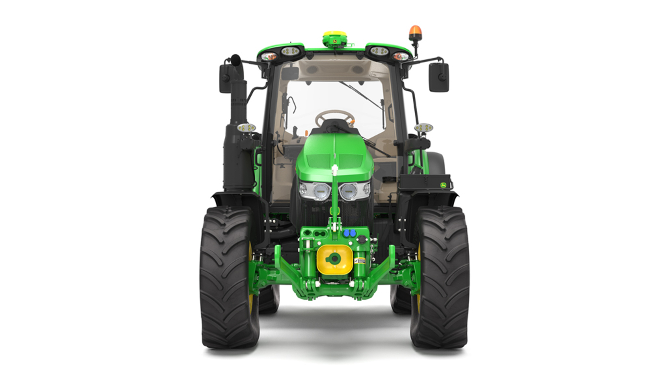 front-facing studio shot of a 6M 125 on a white background