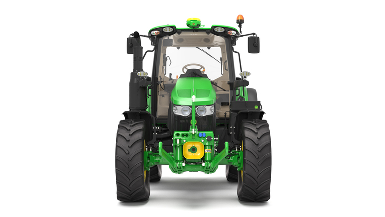front-facing studio shot of a 6M 125 on a white background