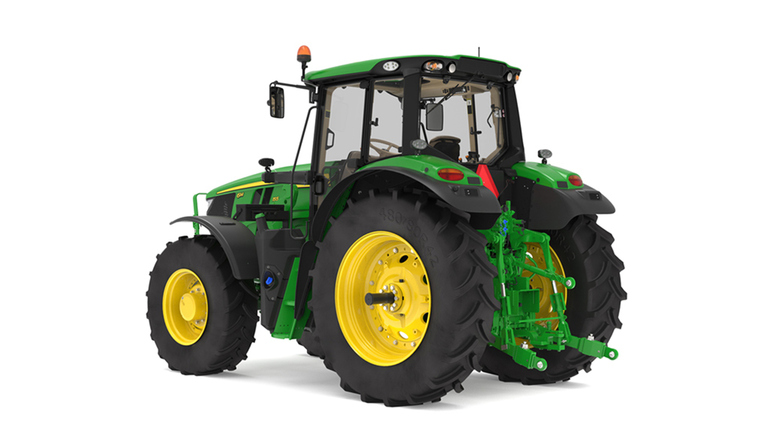 rear-left-facing studio shot of a 6M 155 on a white background