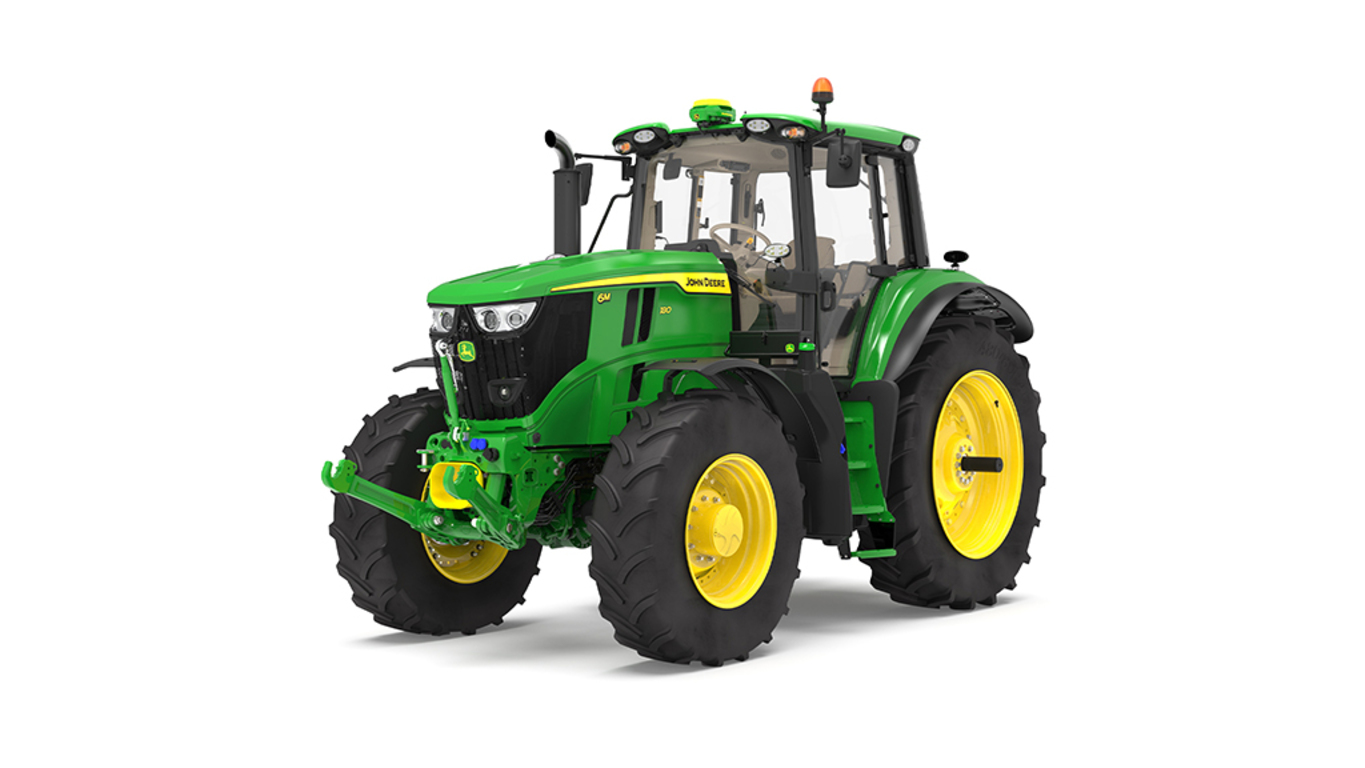 a tractor is in the image