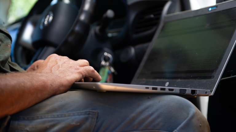 person using a laptop person using a laptop
